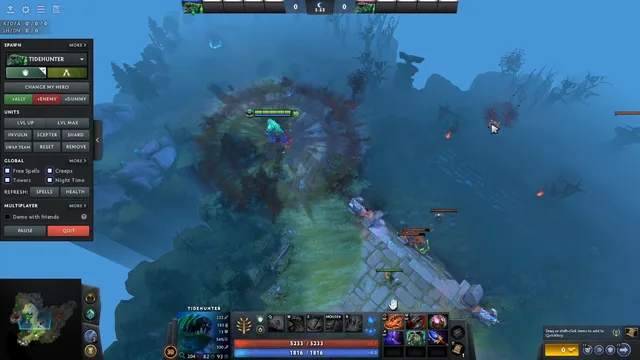 Roshan timer and objective control